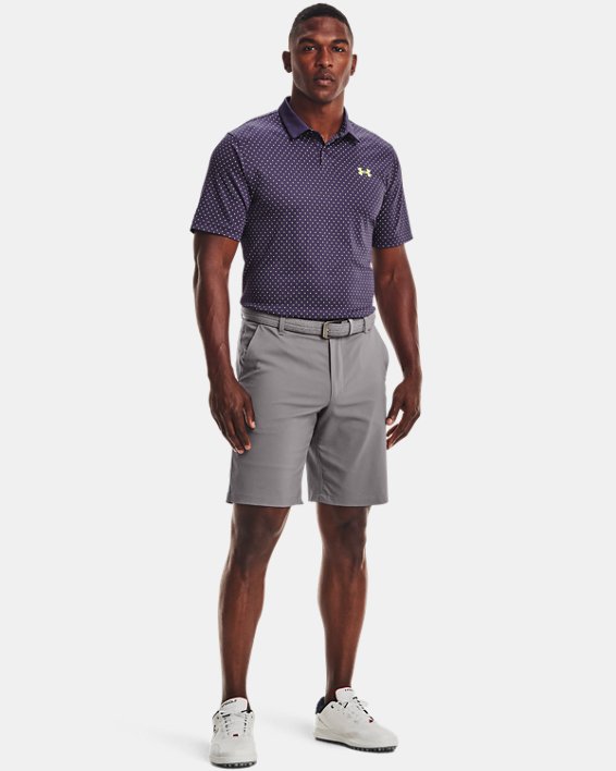 Men's UA Performance Printed Polo, Purple, pdpMainDesktop image number 2